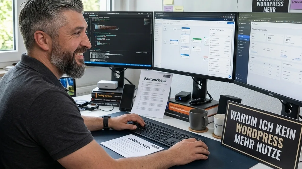 Warum ich kein WordPress mehr verwende